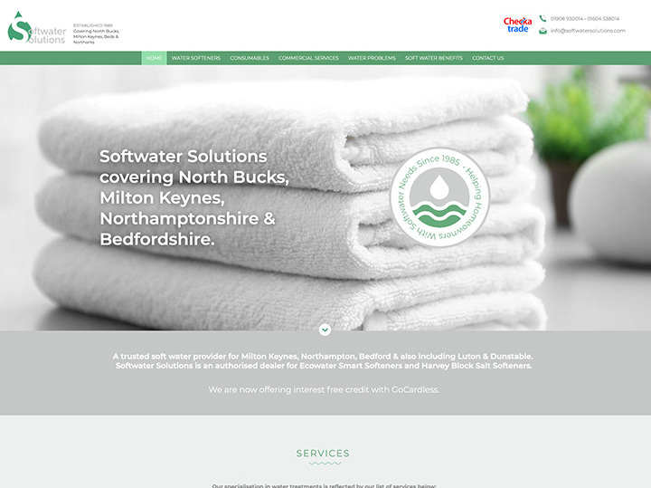 Example Website, Softwater Solutions