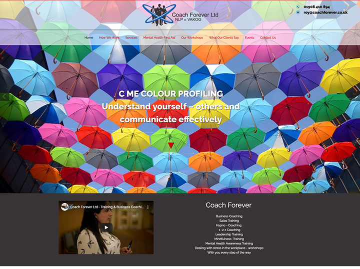 Example Website, Coach Forever Ltd