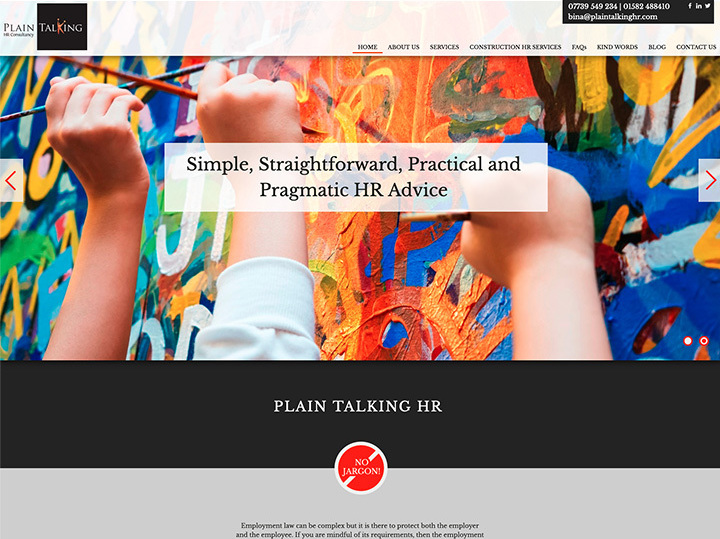 Example Website, Plain Talking HR
