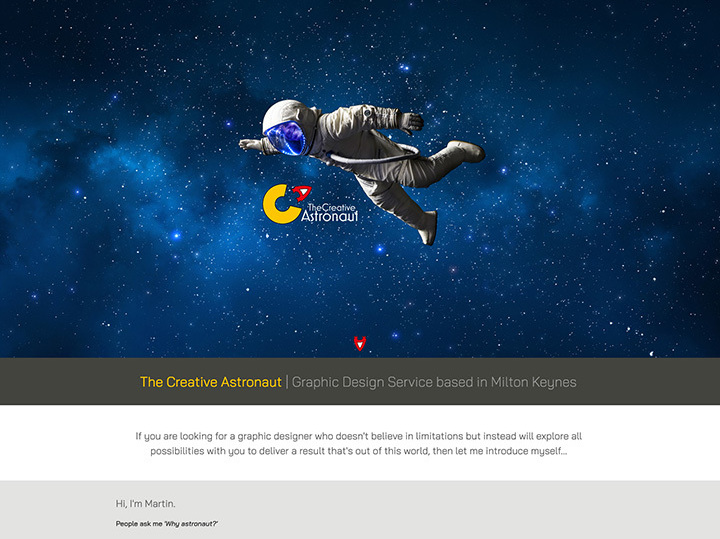 Example Website, The Creative Astronaut