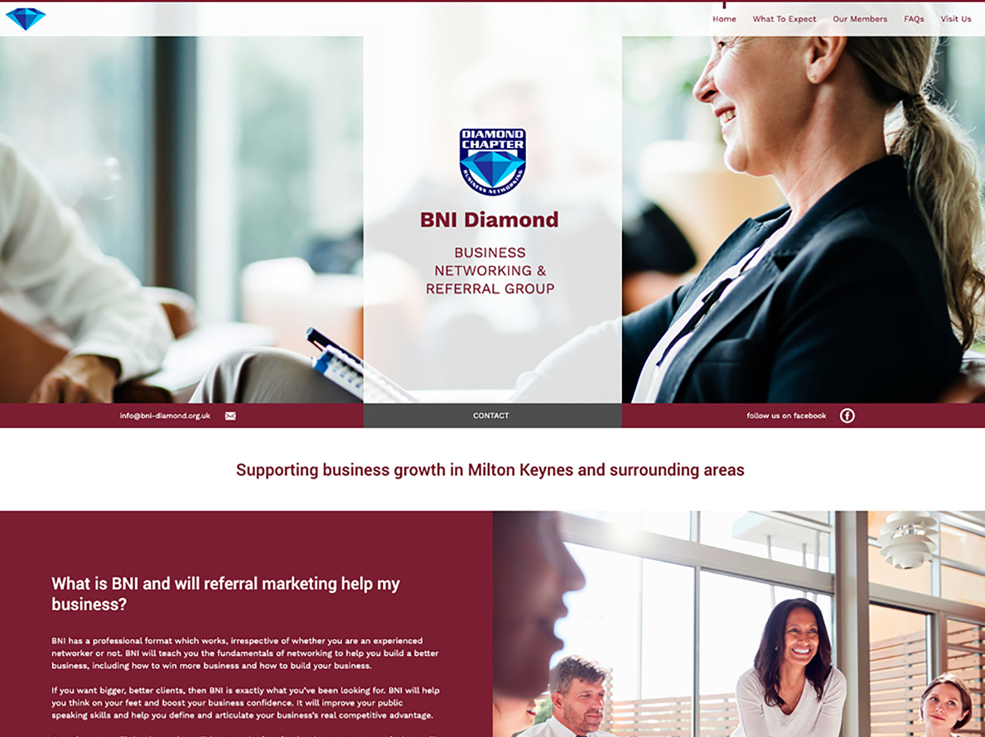 Example Website, BNI Diamond
