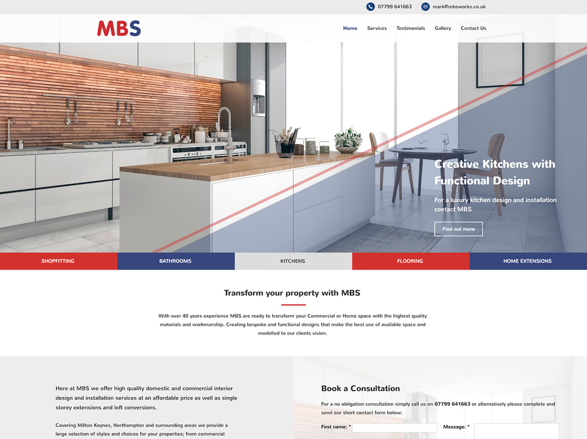 Example Website, MB Services
