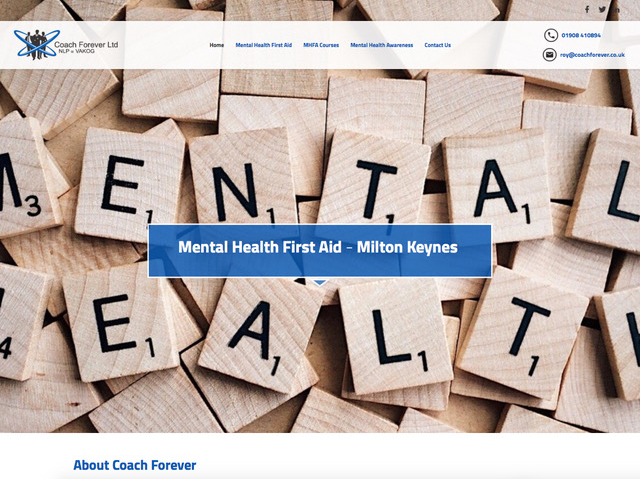 Example Website, Mental Health First Aid Milton Keynes