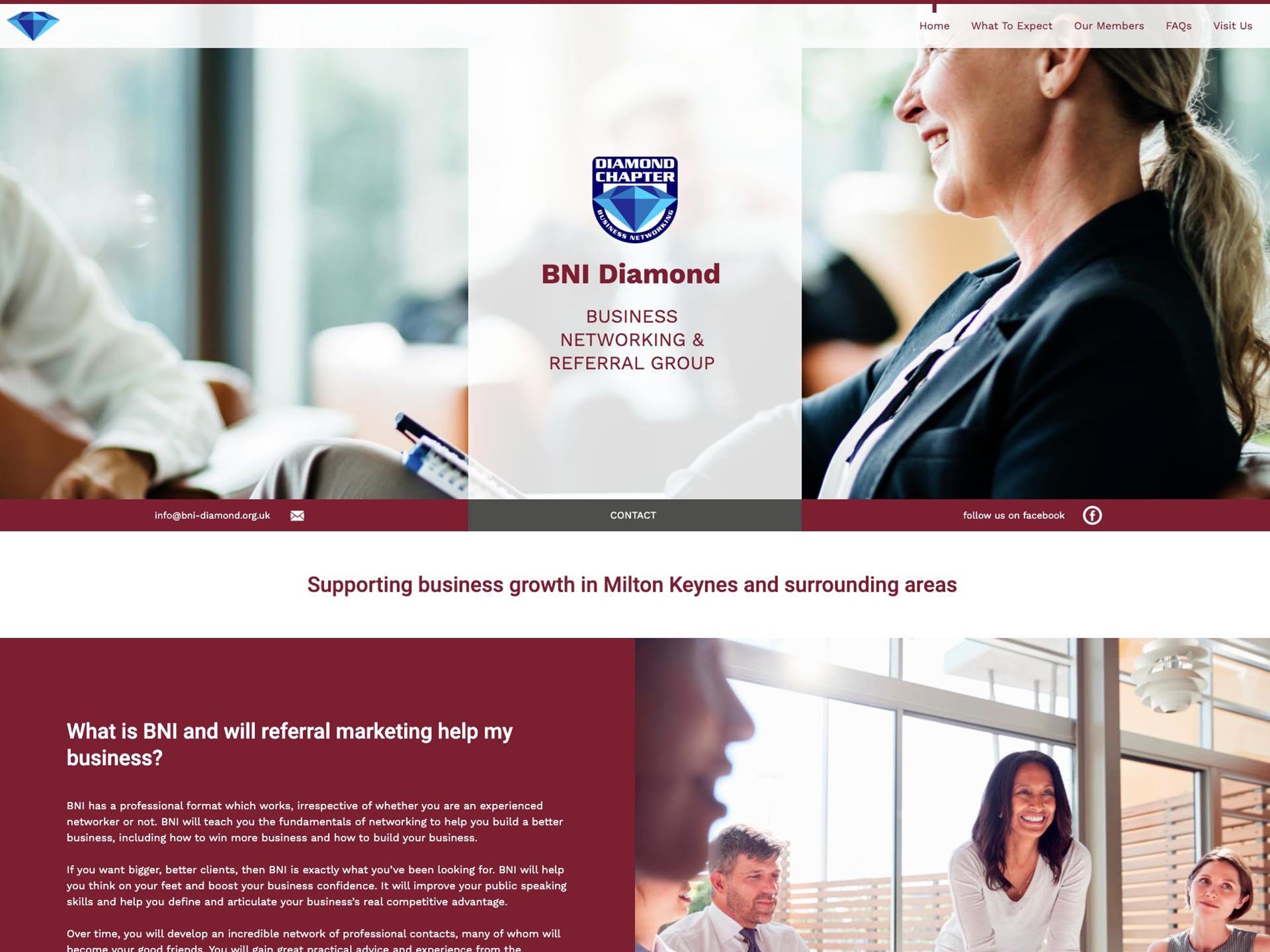 A website design to support business growth in Milton Keynes